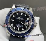 Super Clone Rolex Yacht-Master 42 Black Dial Blueberry Bezel 3235 Watch